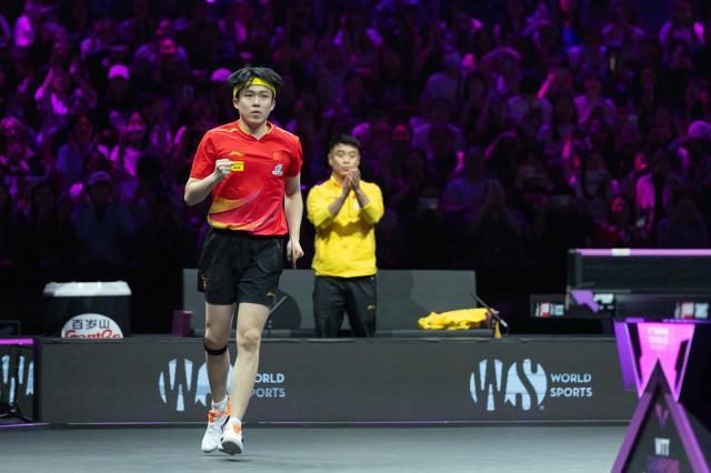 （体育）（1）乒乓球——WTT重庆冠军赛：王楚钦晋级XxjpseC007212_20250312_PEPFN0A001.jpg